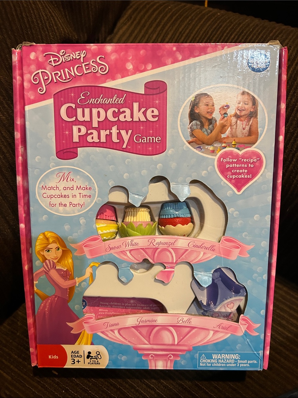Disney Princess Enchanted Cupcake Party Game - Pink EUC